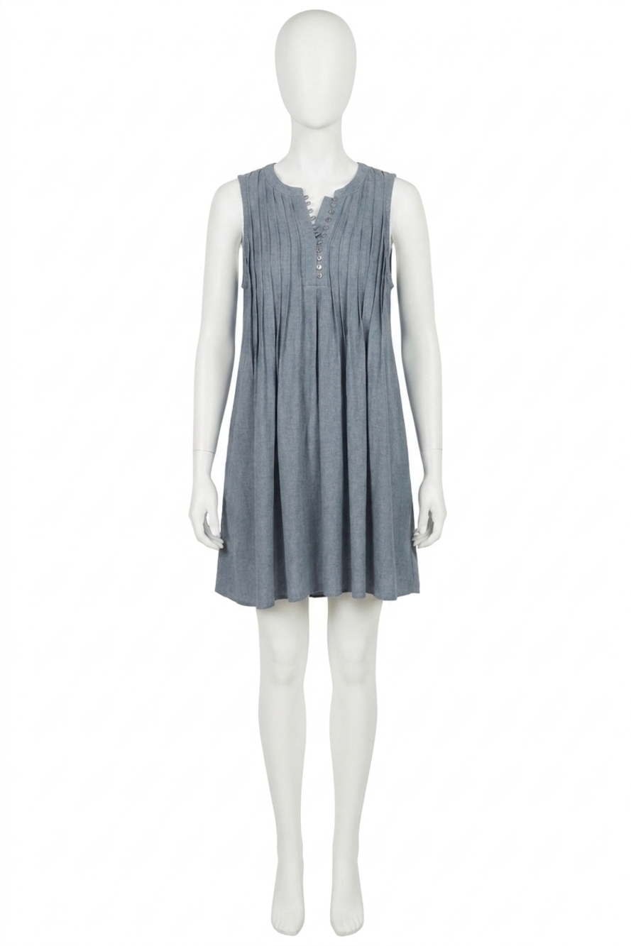 NEW DEAR JOHN DENIM floren mini dress in stormy blue